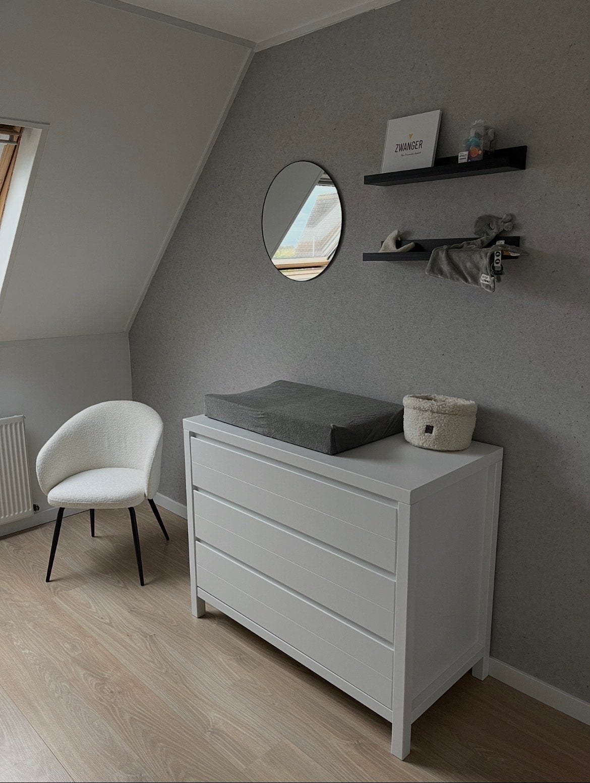 Witte Commode met 3 Lades - Zo goed als nieuw, Ophalen, 50 tot 70 cm, Zo goed als nieuw, 75 tot 100 cm