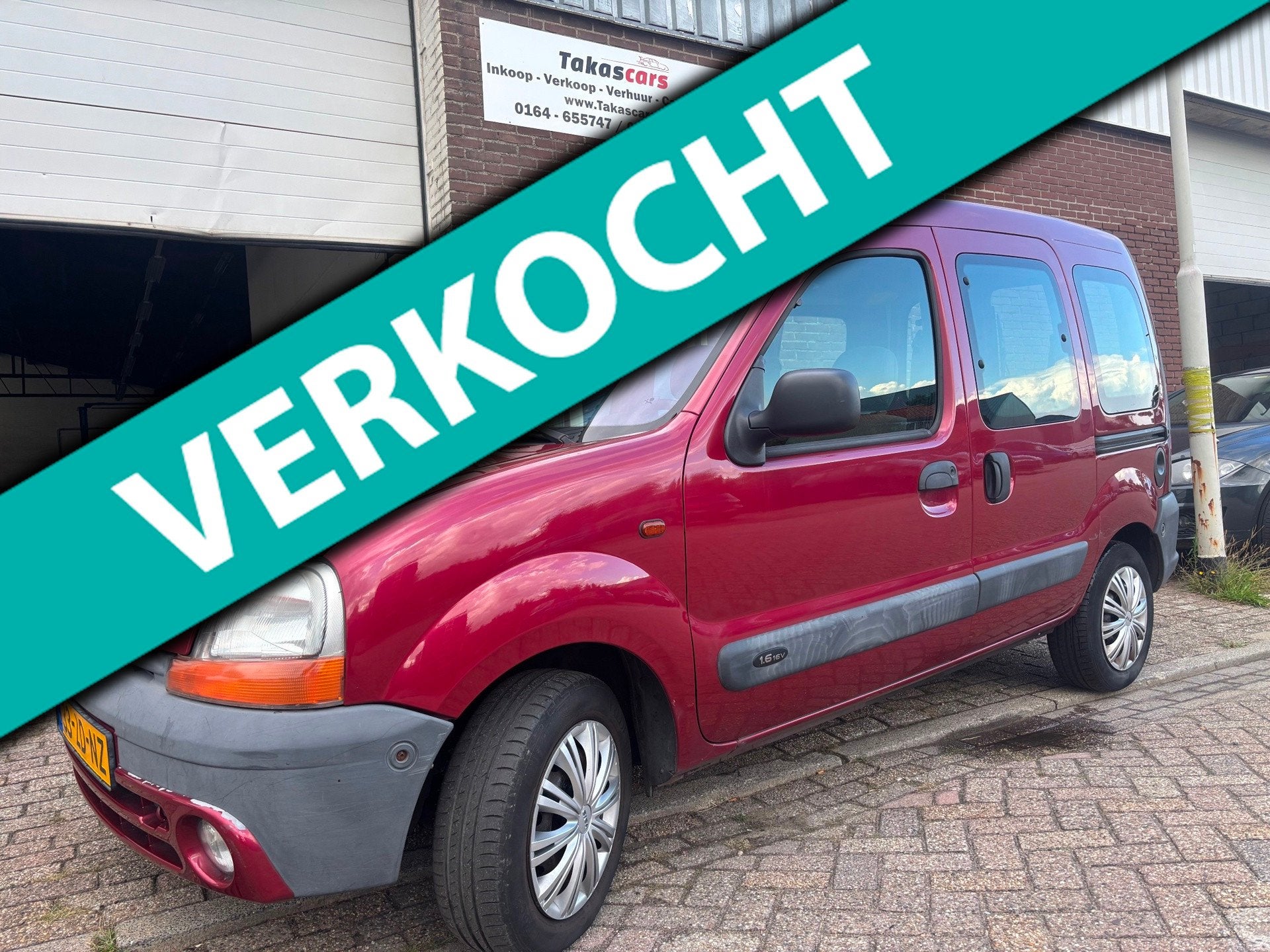 Renault Kangoo 1.6-16V Privilège AIRCO&JAAR APK&LAGE KM NAP, Auto's, Dealer onderhouden, Metallic lak, Origineel Nederlands, Bedrijf