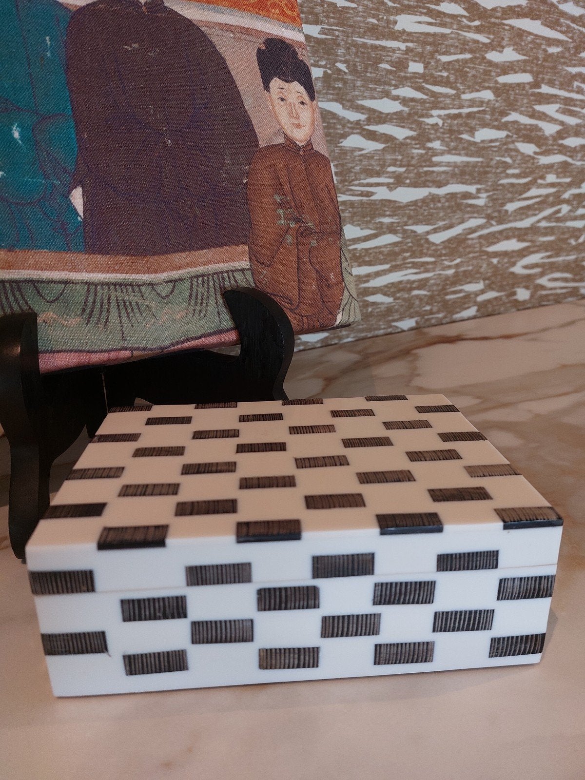 Flamant faux been doos - Nieuwstaat, Huis en Inrichting, Overige materialen, Minder dan 50 cm, Nieuw, Minder dan 50 cm
