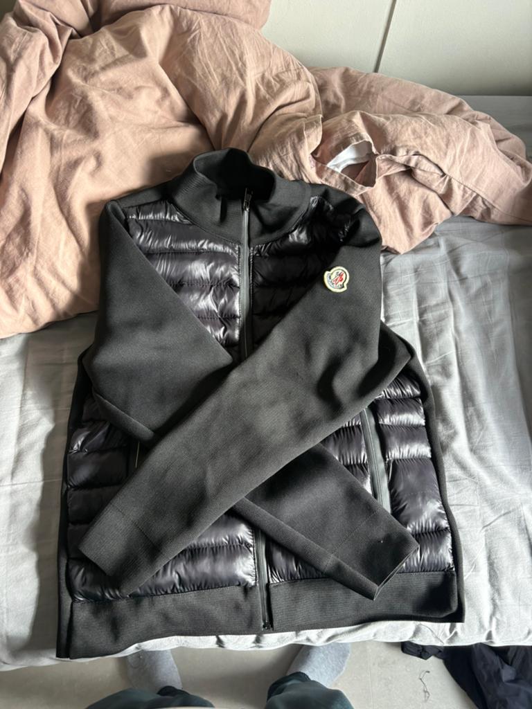 Moncler Maglia Cardigan, Ophalen of Verzenden, Zo goed als nieuw, Maat 46 (S) of kleiner, Zwart