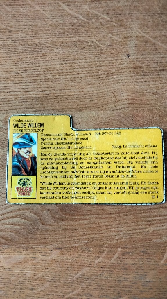 G.I. Joe card, Ophalen of Verzenden, Gebruikt