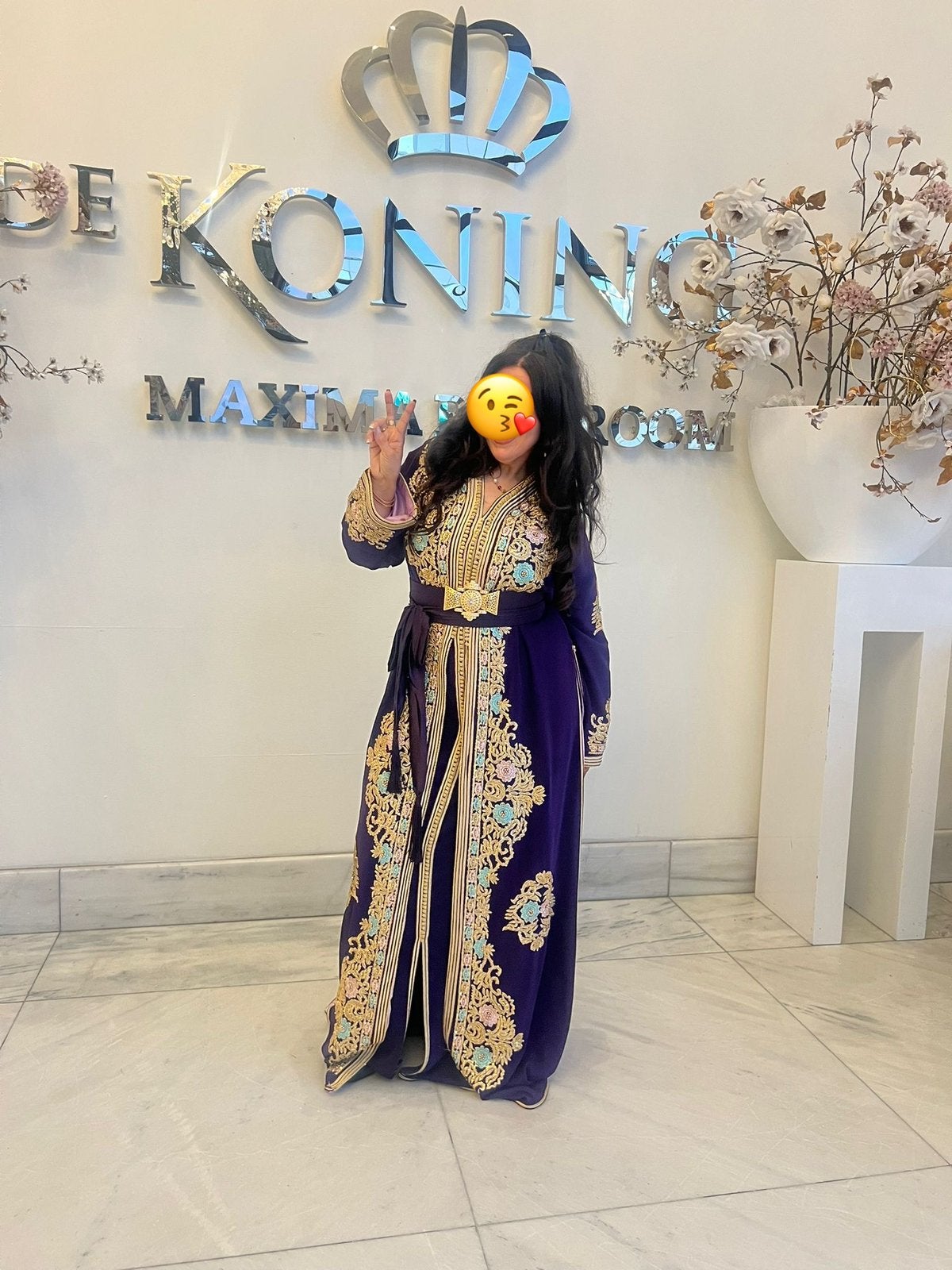 TE HUUR – ZEER EXCLUSIEVE Marokkaanse Takchita / Caftan, Kleding | Dames, Jurken, Ophalen of Verzenden, Zo goed als nieuw