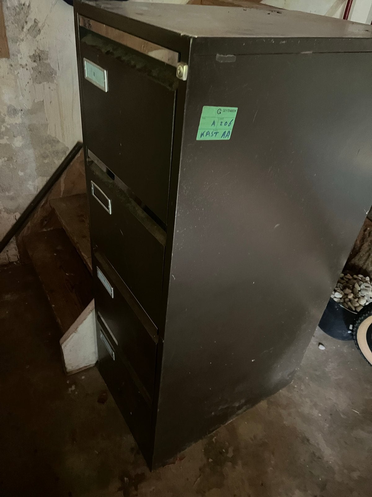 Dossierkast met 4 lades, Huis en Inrichting, Kasten | Roldeurkasten en Archiefkasten, Ophalen, Minder dan 50 cm, Gebruikt, 100 tot 150 cm