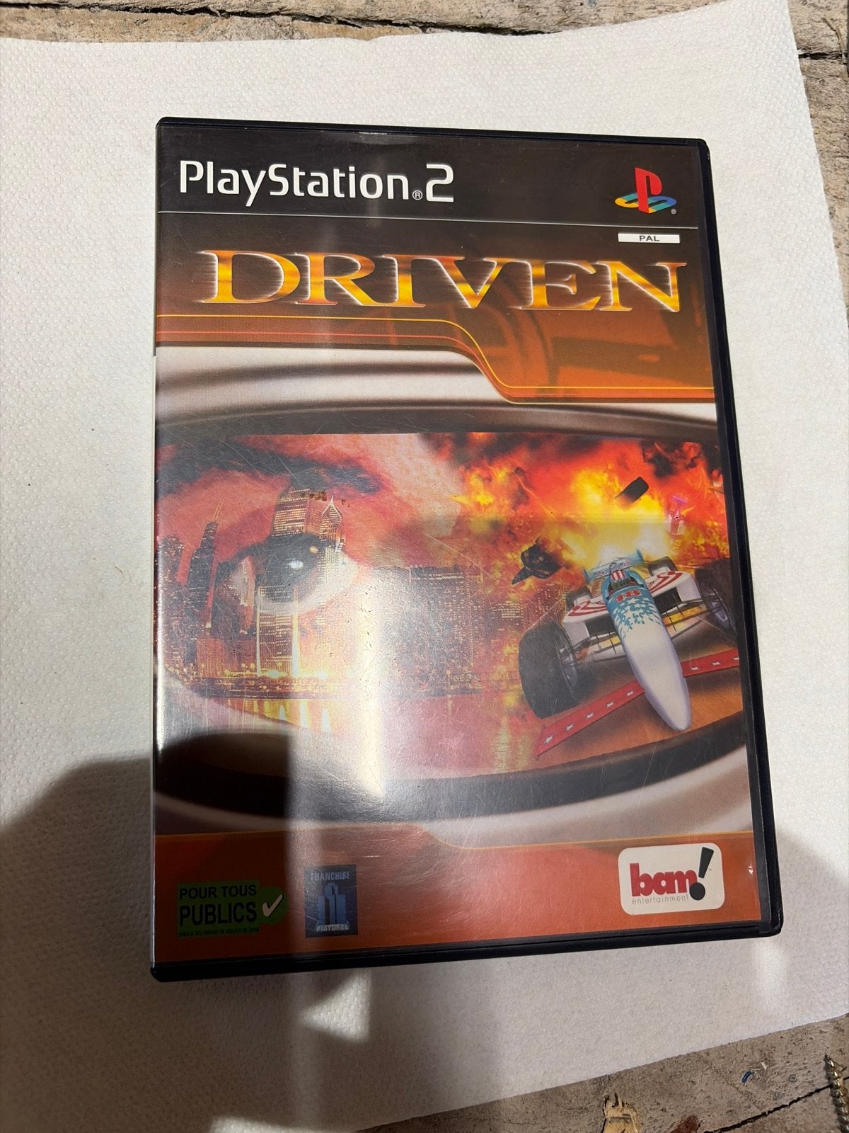 Driven - PlayStation 2 (PS2) - Racegame, Ophalen, Gebruikt, 1 speler, Racen en Vliegen