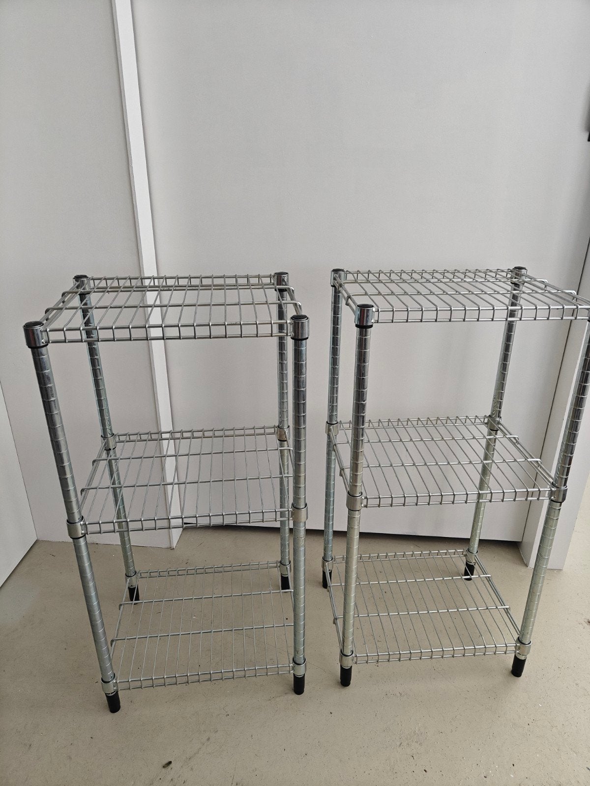 2x ijzeren IKEA OMAR rek, stapelbaar tot 1 hoog rek, Ophalen, Gebruikt
