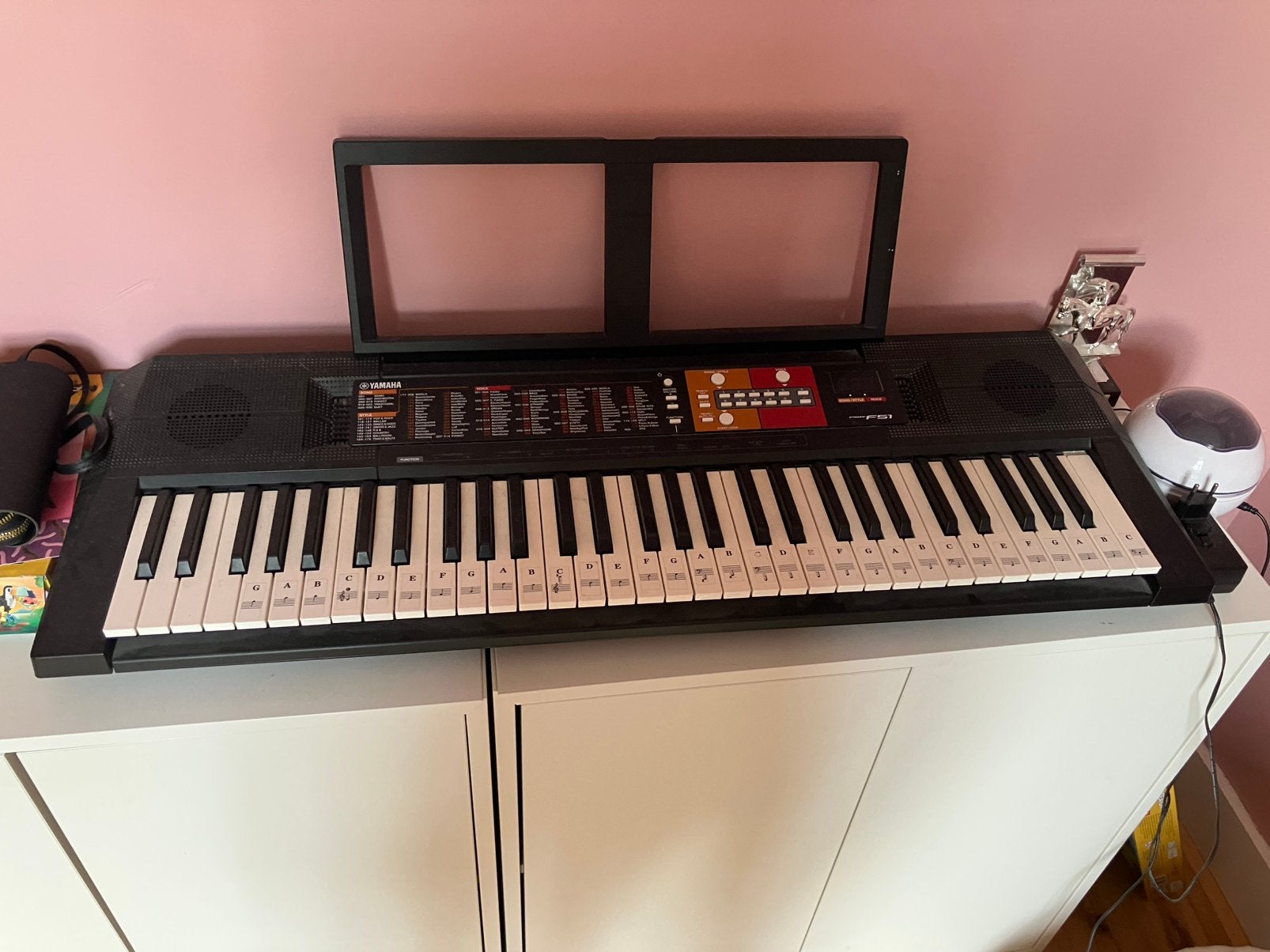 Keyboard met standaard, Ophalen, 61 toetsen, Yamaha, Zo goed als nieuw