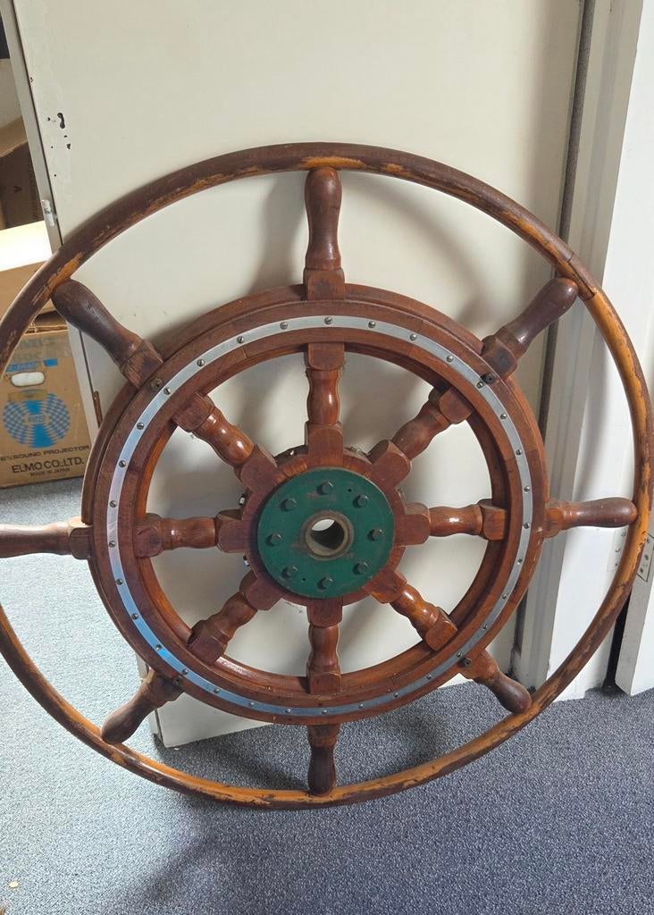 Stuurwiel jaren 60-70 Shell Oil Tankers, Ophalen