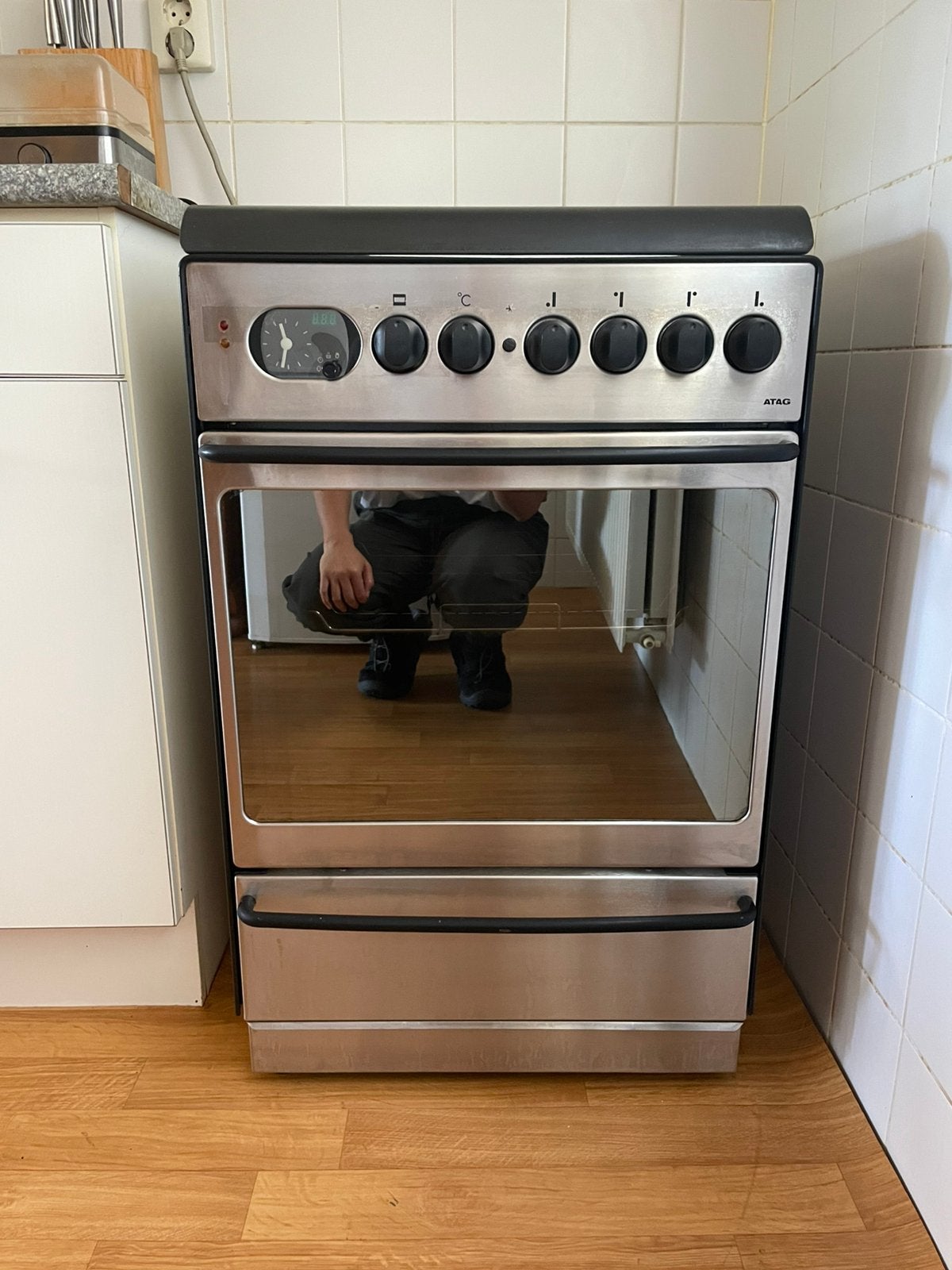Atag fornuis met oven, Ophalen, Gebruikt, 4 kookzones, Gas