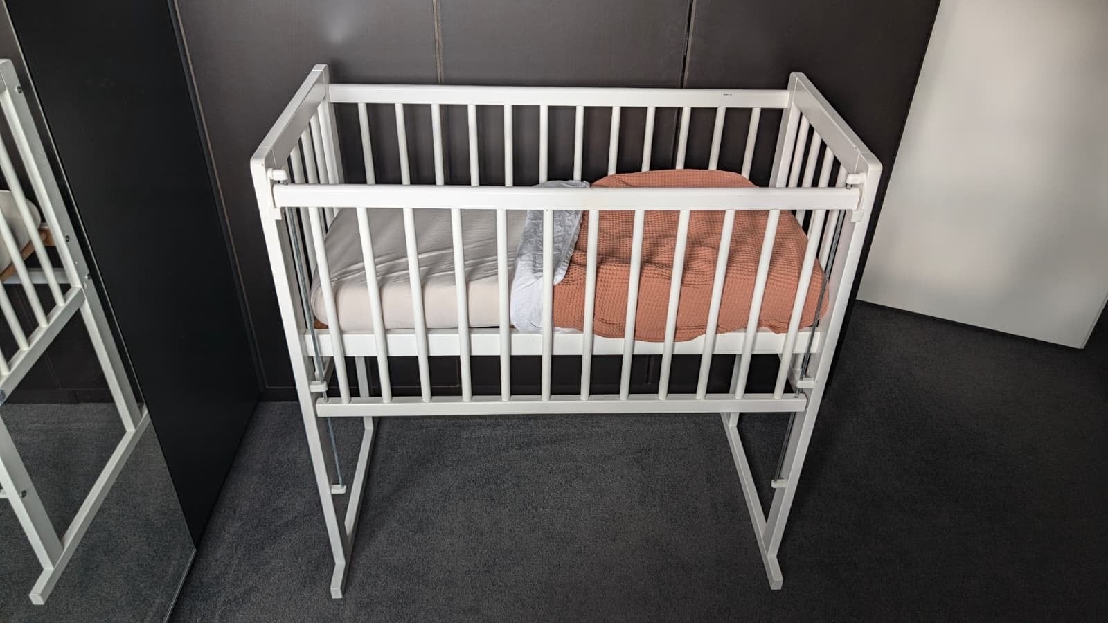 Petite Amelie Lilly Co-sleeper Wieg Wit, Ophalen, Gebruikt, Wieg