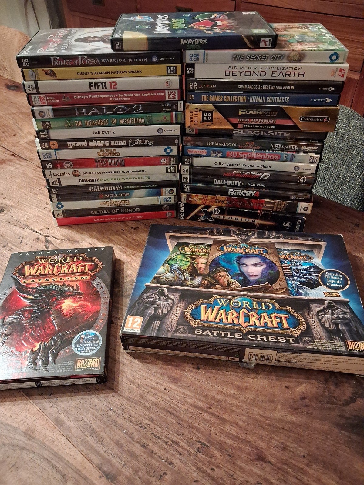 World of Warcraft: Cataclysm & Battle Chest PC Games, Online, Gebruikt, Ophalen of Verzenden, Role Playing Game (Rpg)