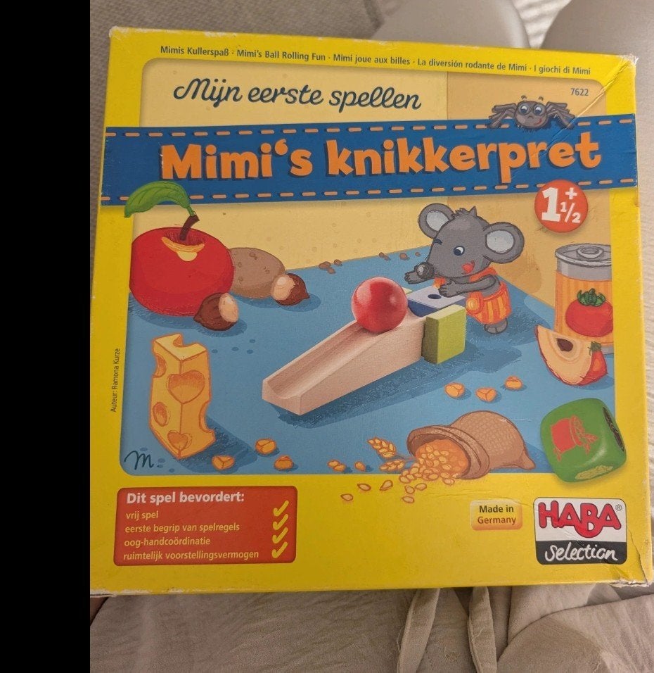Haba spel mimi's knikkerpret, Ophalen of Verzenden, Zo goed als nieuw