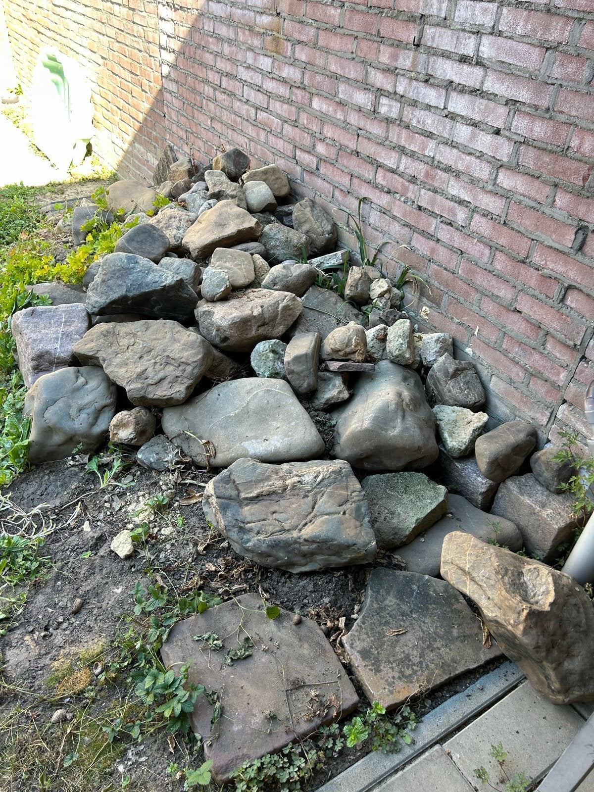 Diverse natuurstenen rotsen en keien voor tuin of decoratie, Ophalen, Overige materialen, Gebruikt, Kei