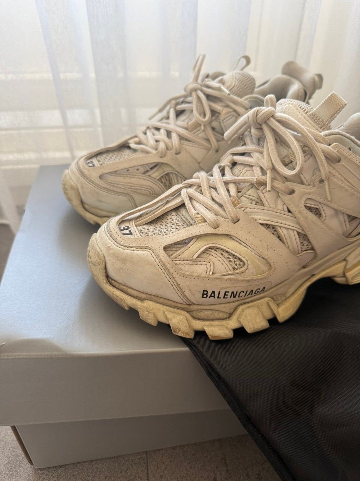 Balenciaga Track sneakers, Kleding | Heren, Ophalen, Gedragen, Wit