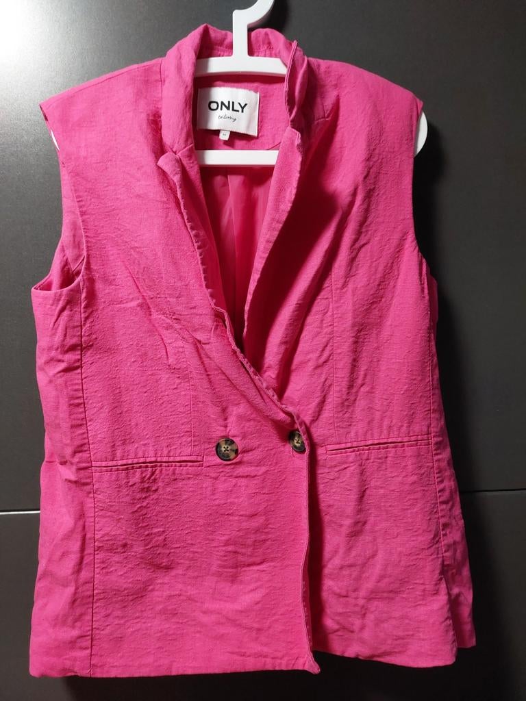 Roze gilet maat 40, Maat 38/40 (M), Only, Ophalen of Verzenden, Zo goed als nieuw