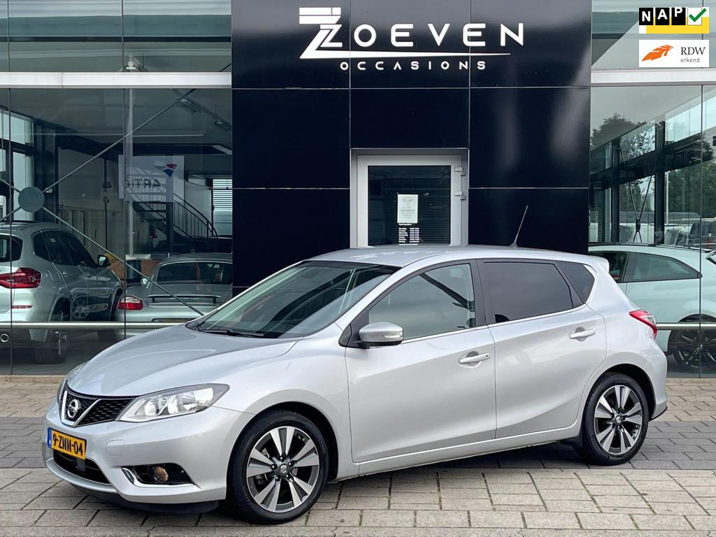 Nissan Pulsar 1.2 DIG-T Connect Edition Nieuwe Distr. Kettin, Auto's, Euro 5, Stof, Gebruikt, Zwart