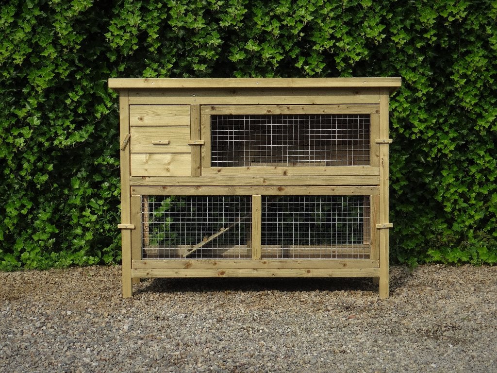 Konijnenhok Aalburg speciaal | Duurzame materialen, Dieren en Toebehoren, Knaagdieren en Konijnen | Hokken en Kooien, 110 cm of meer
