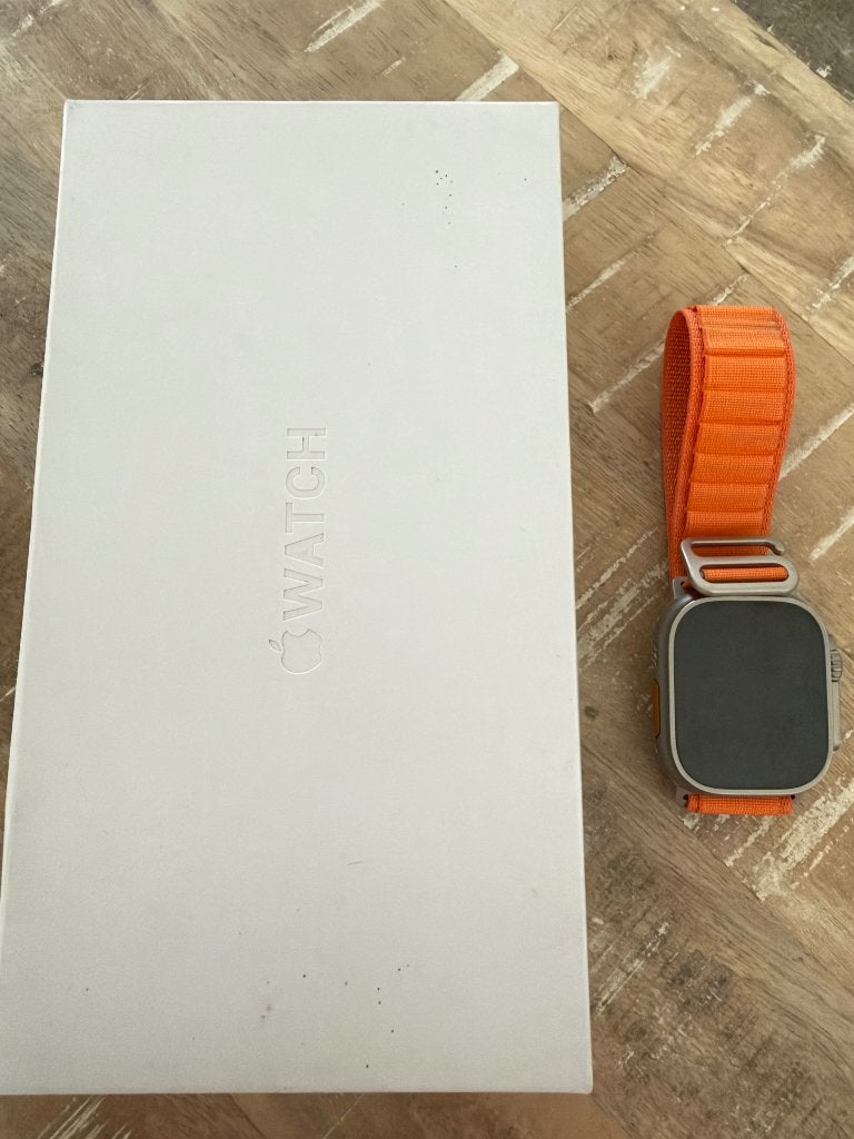 Apple Watch Ultra 1 - 49mm Titanium, Gebruikt, Apple Watch ⌚️, IOS, Ophalen of Verzenden