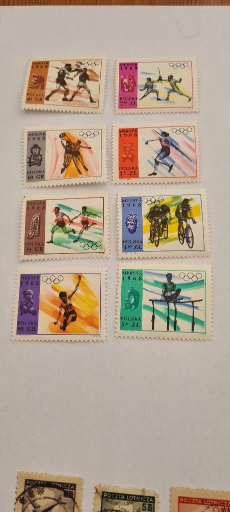 8181 polen olympische spelen mexico 1968, Verzenden, Polen