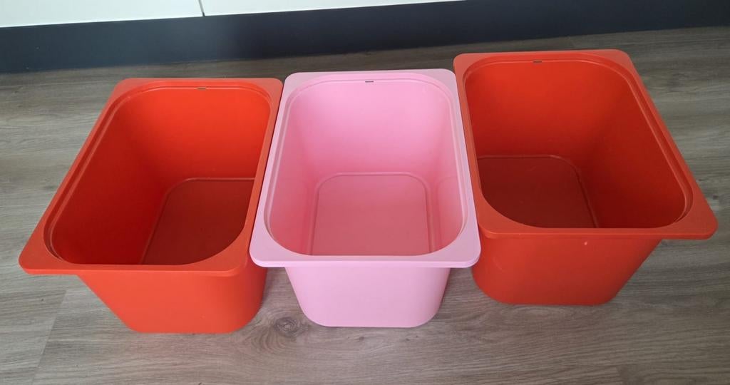 3 IKEA Trofast opbergbakken - Ideaal voor speelgoed, Ophalen