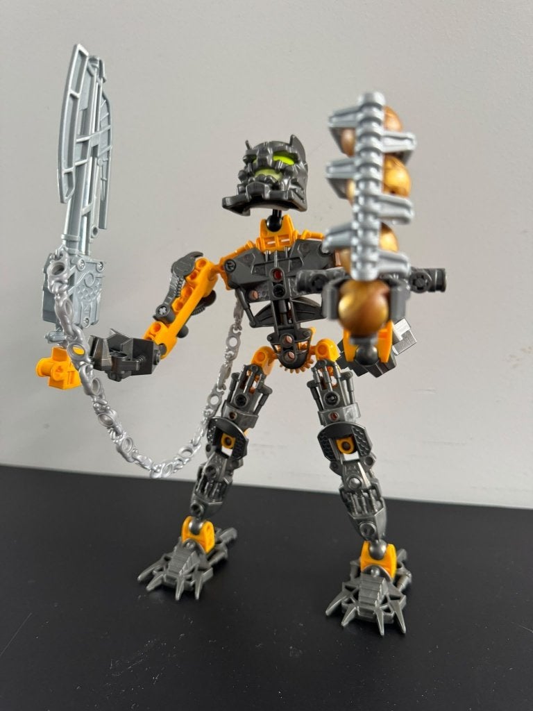 Lego Bionicle Toa Hordika Nuju 8741, Gebruikt, Bionicle, Lego, Ophalen of Verzenden