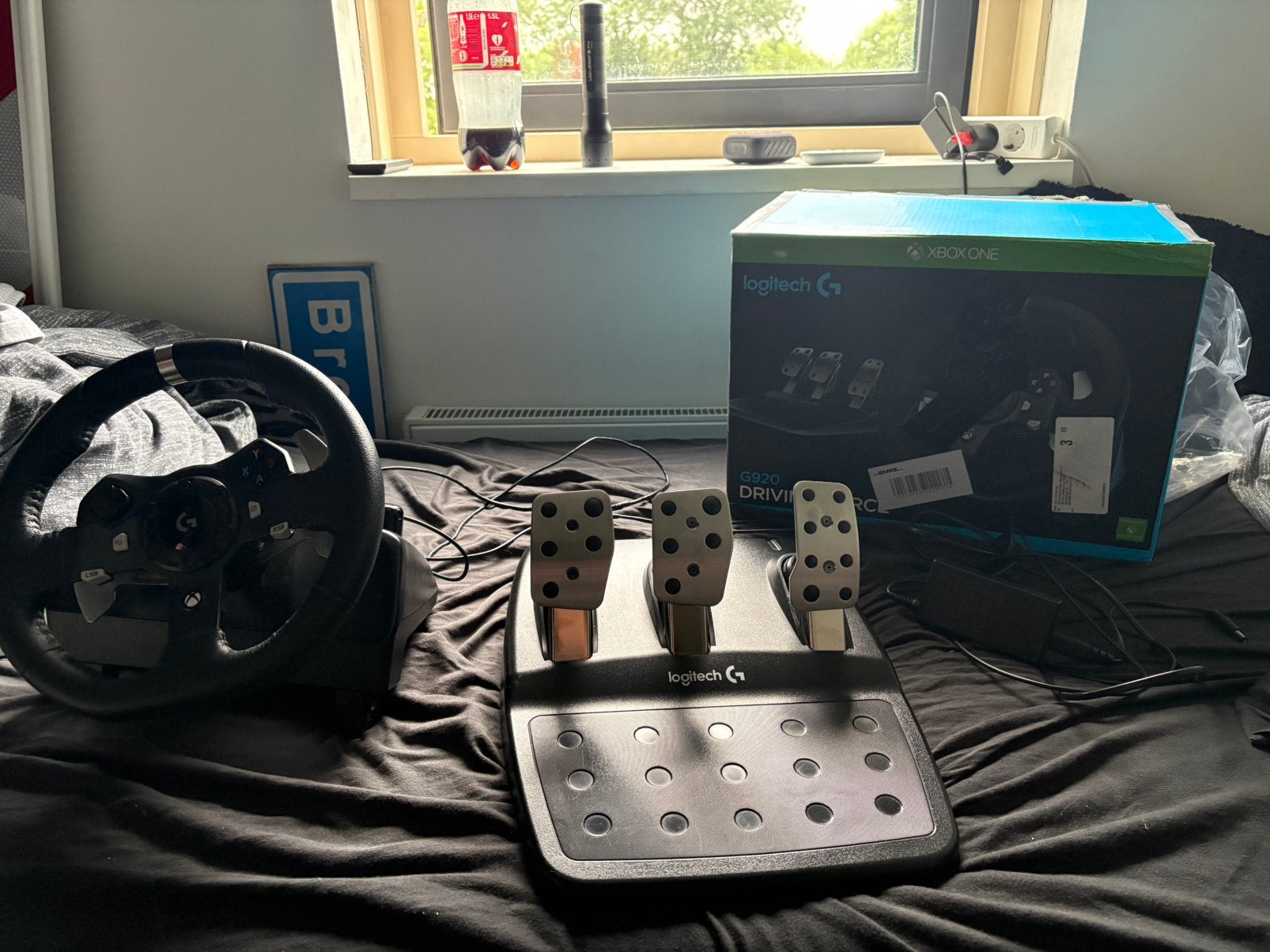 G920 racestuur met schakelpook/shifter en pedalen, Ophalen of Verzenden, Zo goed als nieuw