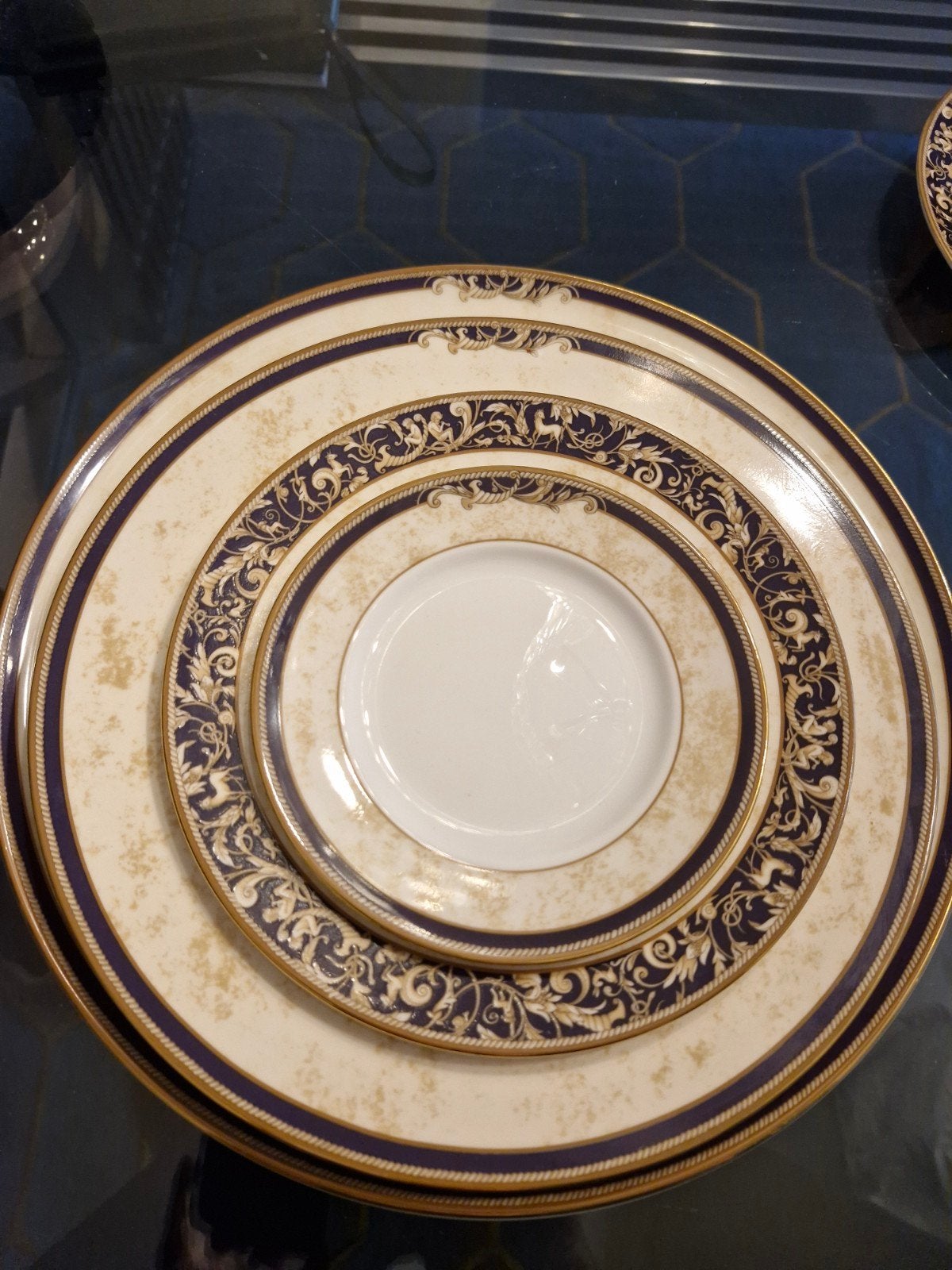 Wedgwood Cornucopia onderborden - 6 stuks, 30 cm, Ophalen, Klassiek, Nieuw, Bord(en)