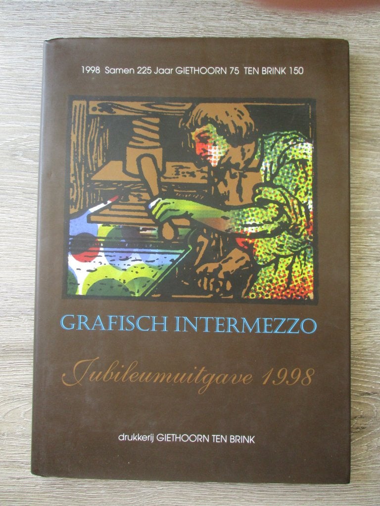 Grafisch intermezzo jubileumuitgave 1998 drukkerij giethoo, Ophalen of Verzenden, Gelezen, Europa