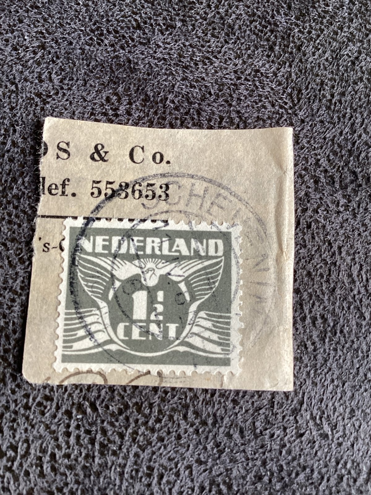 Nederland 1½ cent postzegel, gestempeld Scheveningen, Ophalen of Verzenden, T/m 1940, Gestempeld