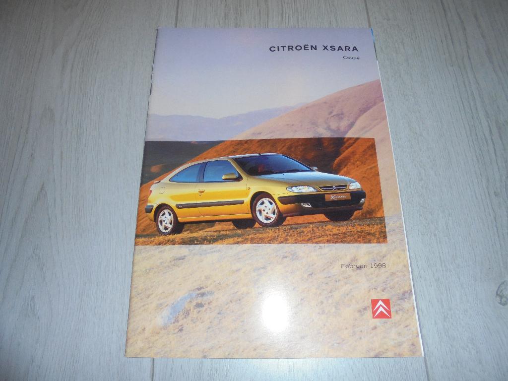 brochure Citroen Xsara Coupé  1998, Ophalen of Verzenden, Nieuw, Citroën