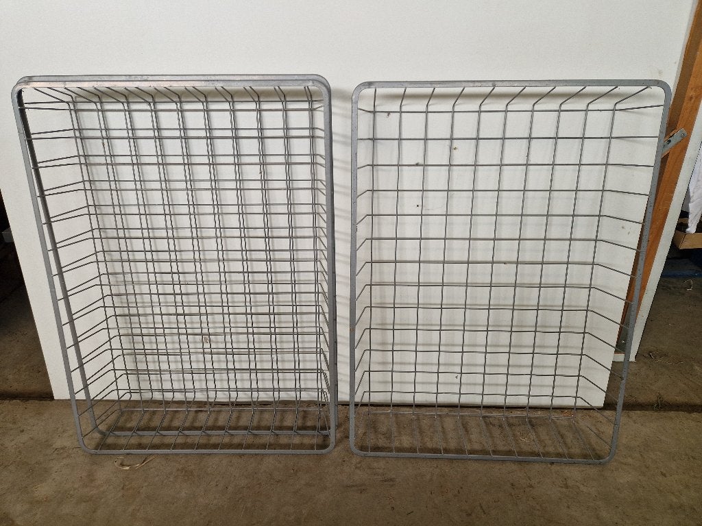 Metalen draadmanden 73,5x53,5cm 3 stuks €7,50 pst, Ophalen of Verzenden, Gebruikt, Metaal