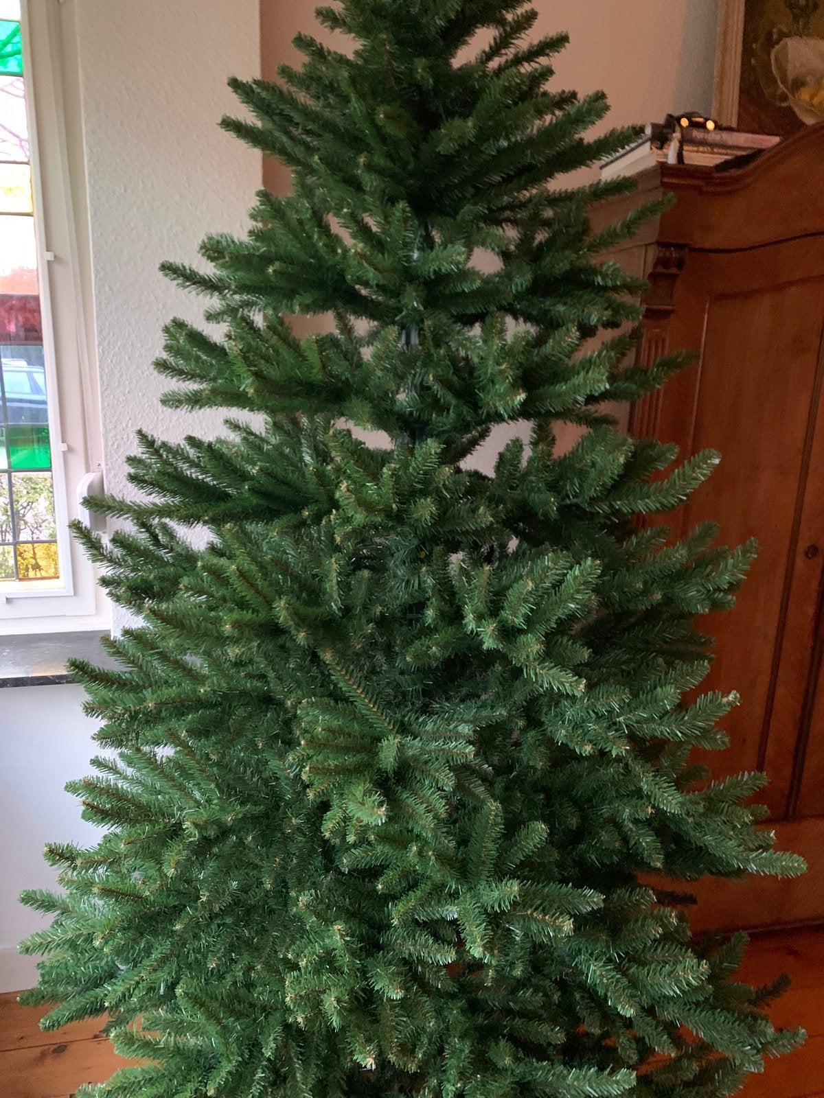 Kunst kerstboom groot, Ophalen, Gebruikt