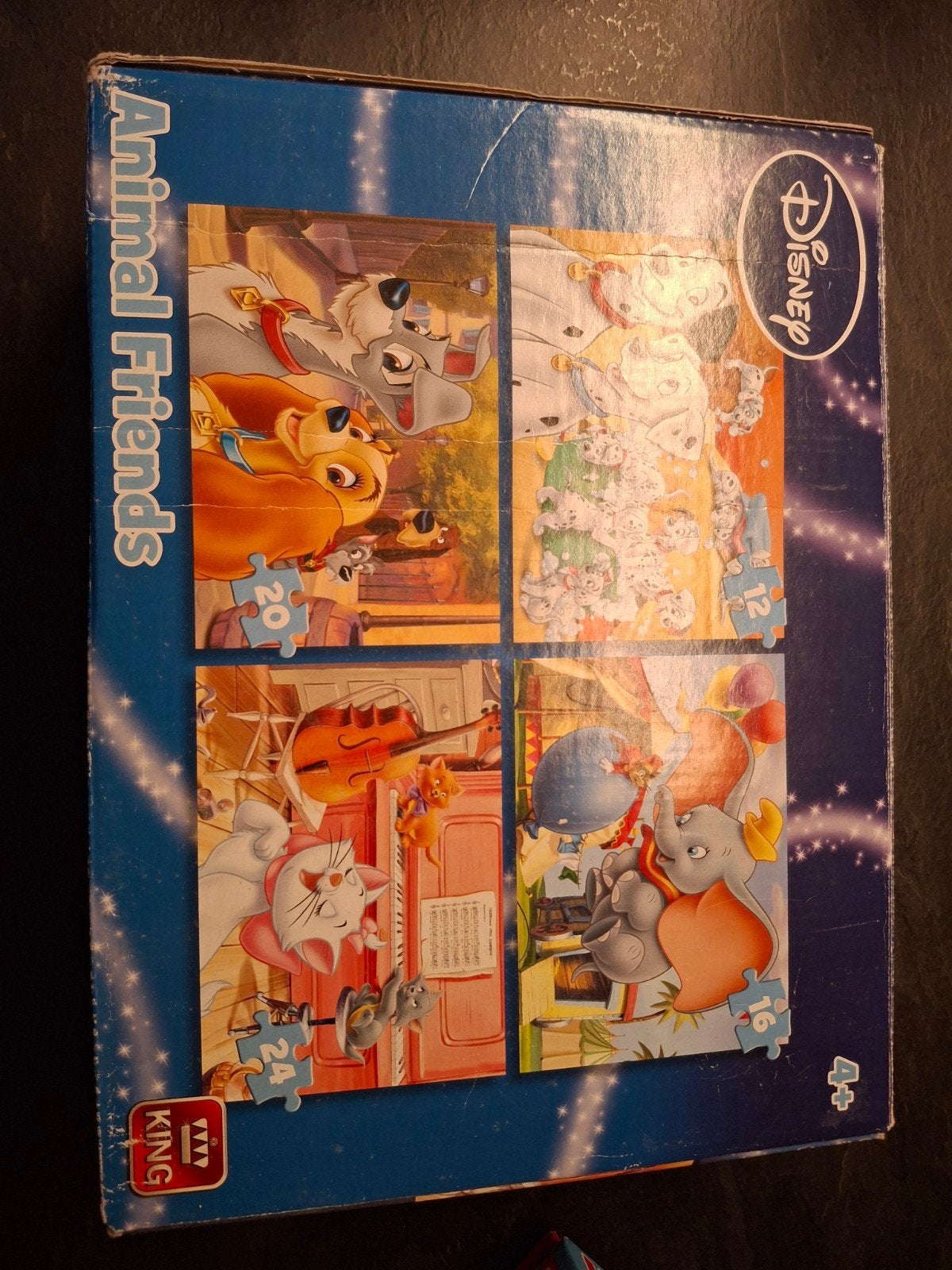Disney Animal Friends Puzzels (4 in 1), Ophalen of Verzenden, 10 tot 50 stukjes, Gebruikt, 4 tot 6 jaar
