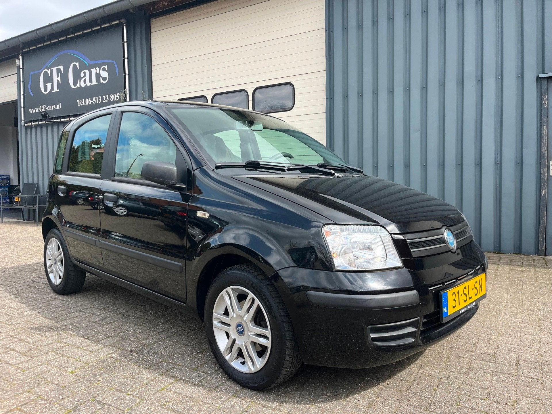 Fiat Panda 1.2 SportSound APK NIEUW AIRCO, Auto's, Fiat, Voorwielaandrijving, Gebruikt, Zwart, Origineel Nederlands