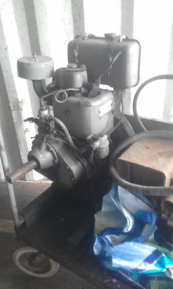 Nostalgie houtklover met dikke diesel motor, Ophalen of Verzenden, Gebruikt