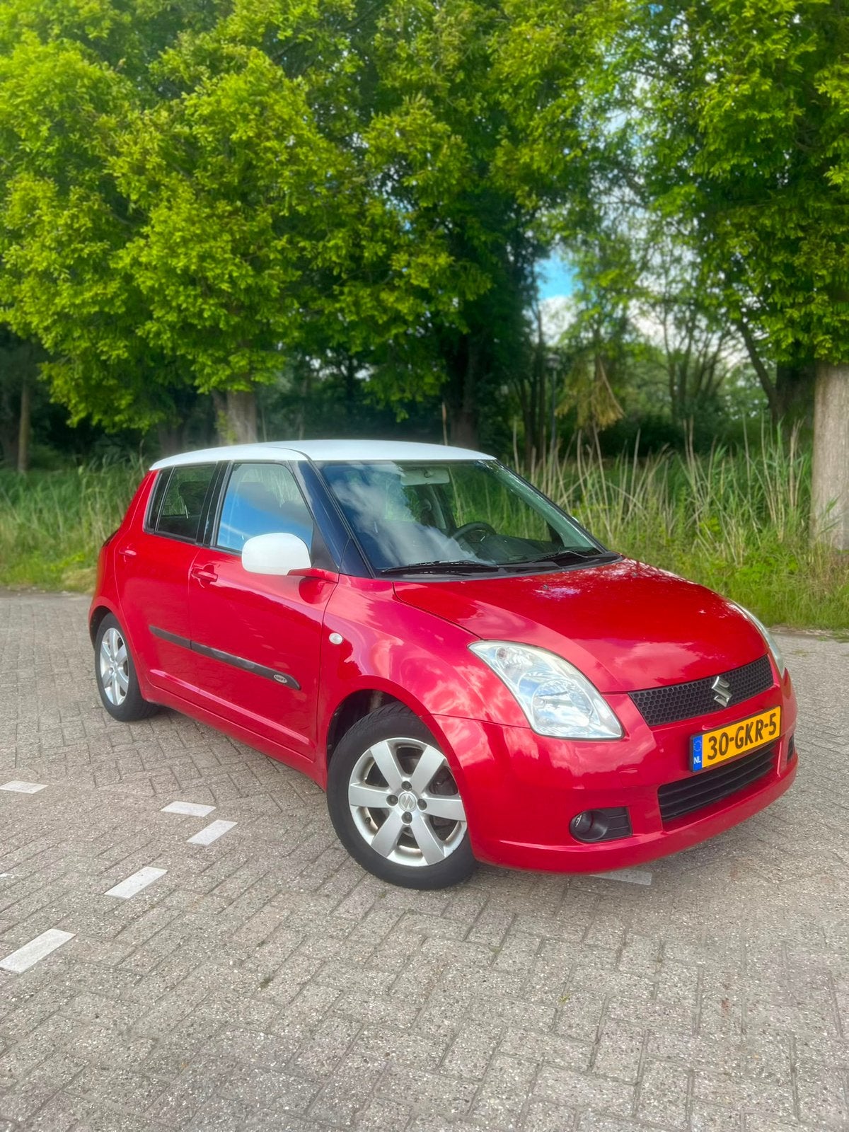 Suzuki Swift 1.3 5DRS 2008 Rood /2e eigenaar/NAP, Voorwielaandrijving, Stof, 40 €/maand, 400 kg