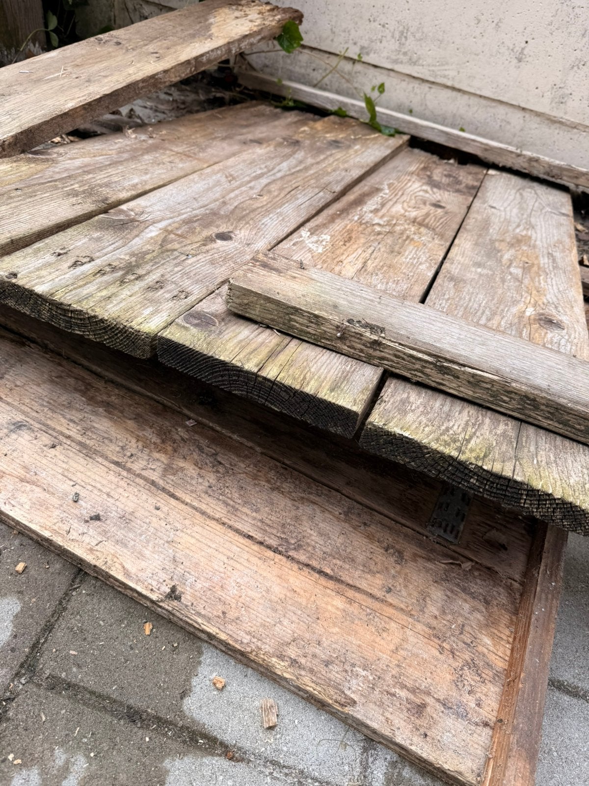 Gratis hout ophalen, Doe-het-zelf en Verbouw, Hout en Planken, Gebruikt, Minder dan 25 mm, Ophalen of Verzenden, Plank