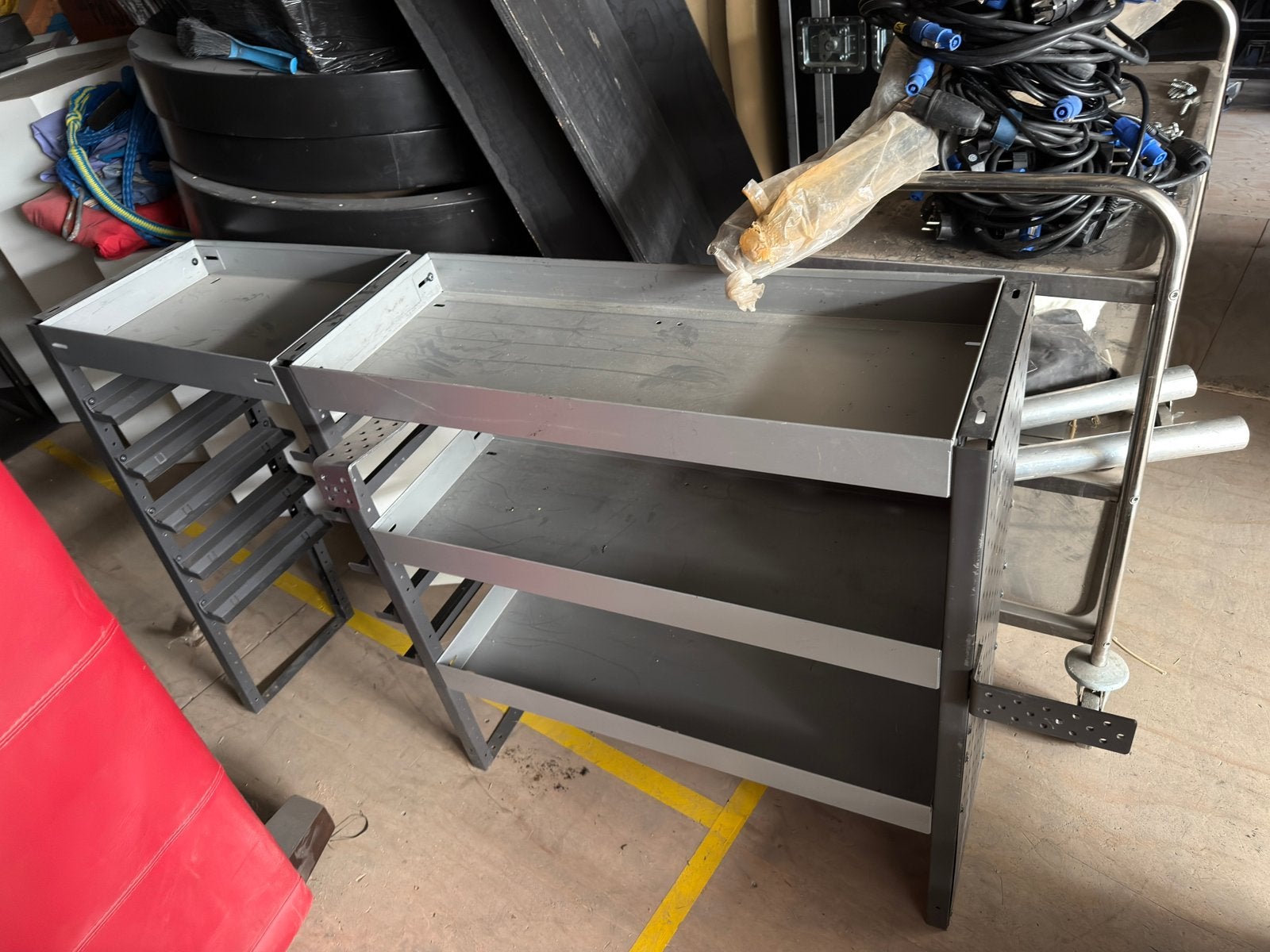 Caddy inricting, Ophalen, Spatbord