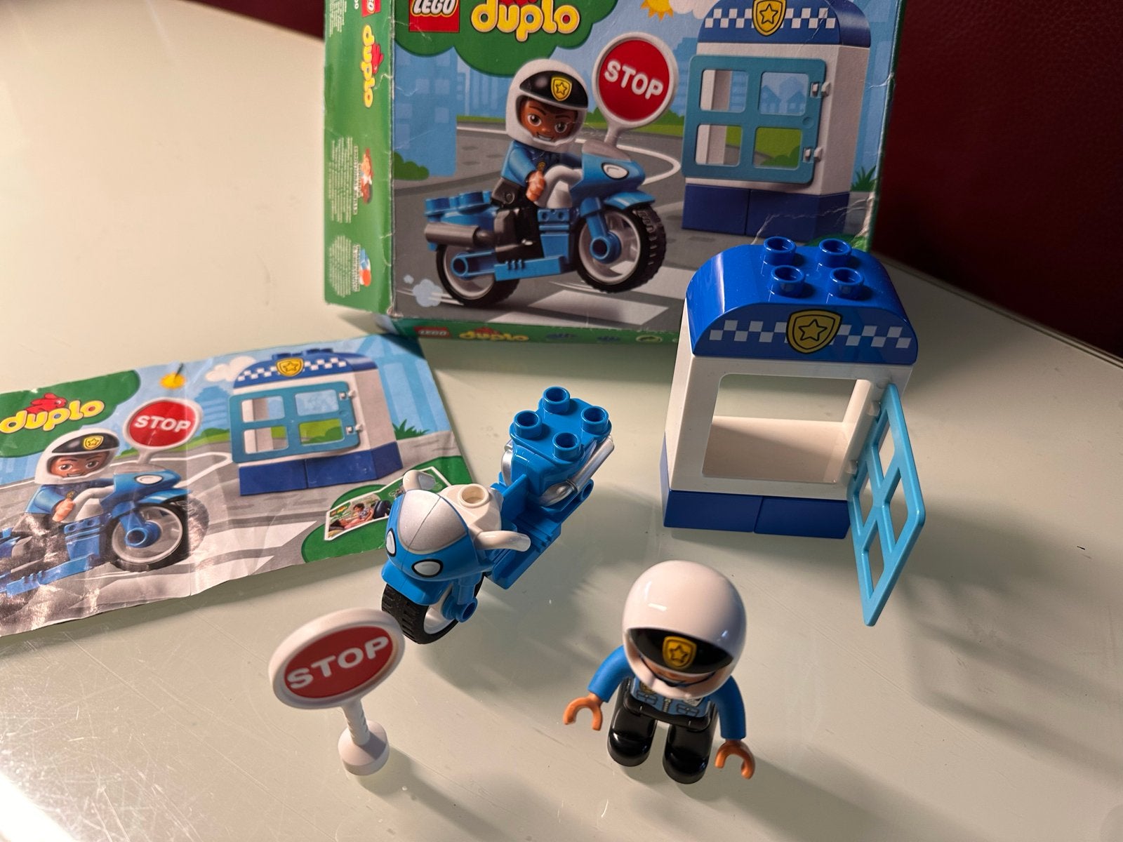 Lego Duplo Politie Motor (10900) - Complete Set, City, Ophalen of Verzenden, Zo goed als nieuw, Compleet