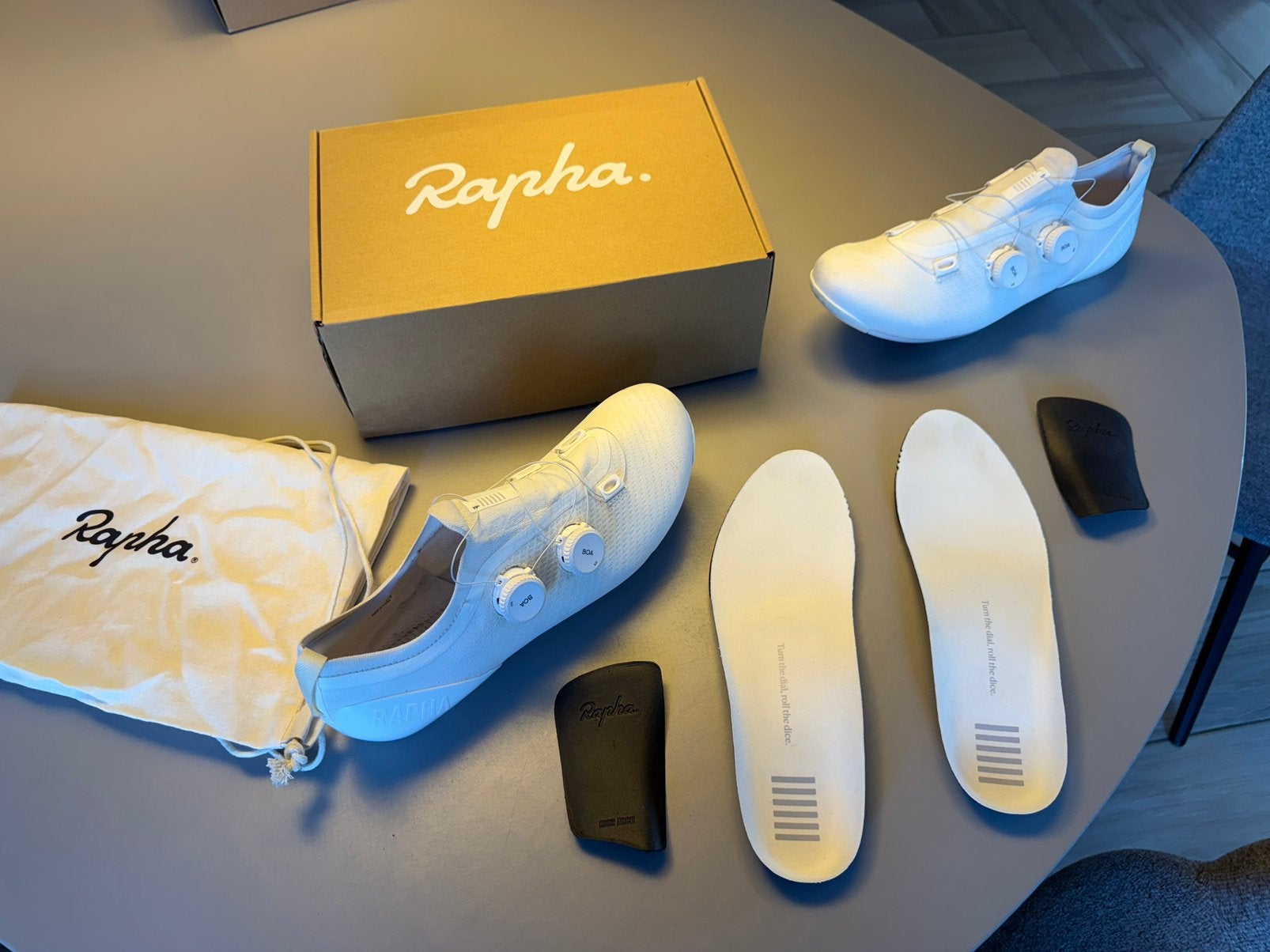 Rapha Pro Team powerweave Road fietsschoen maat 43 wit, Ophalen of Verzenden, Zo goed als nieuw, Schoenen