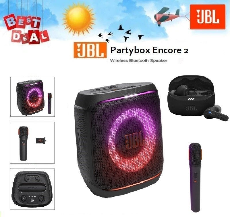 ✅NIEUW✅ JBL Partybox Encore 2 + 🎁JBL Tune Beam 2, Audio, Tv en Foto, Ophalen of Verzenden, Nieuw, Overige typen, JBL
