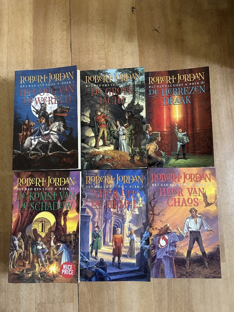 Robert Jordan - Het rad des tijds, Boeken, Ophalen, Gelezen, Robert Jordan
