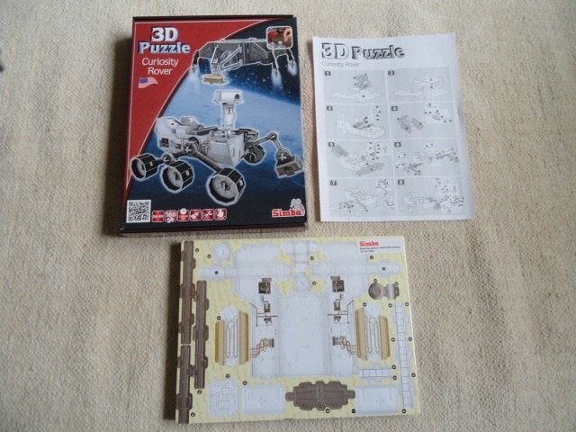 3D Puzzle Curiosity Rover (Nieuw), Verzenden, 500 t/m 1500 stukjes, Nieuw, Rubik's of 3D-puzzel