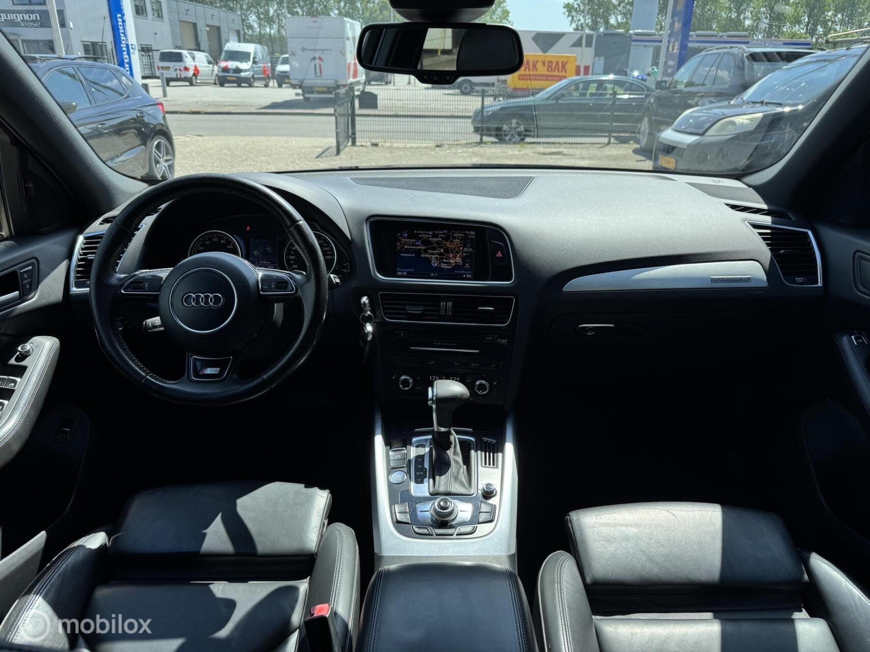 Audi Q5 2.0 TFSI hybrid quattro S Edition ~ Leder ~ Xenon ~, Auto's, Audi, Automaat, Euro 5, Gebruikt, Bedrijf