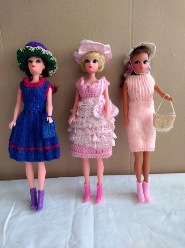 Charisse Mikelman 3 clonepoppen Vintage, Ophalen of Verzenden, Gebruikt, Barbie