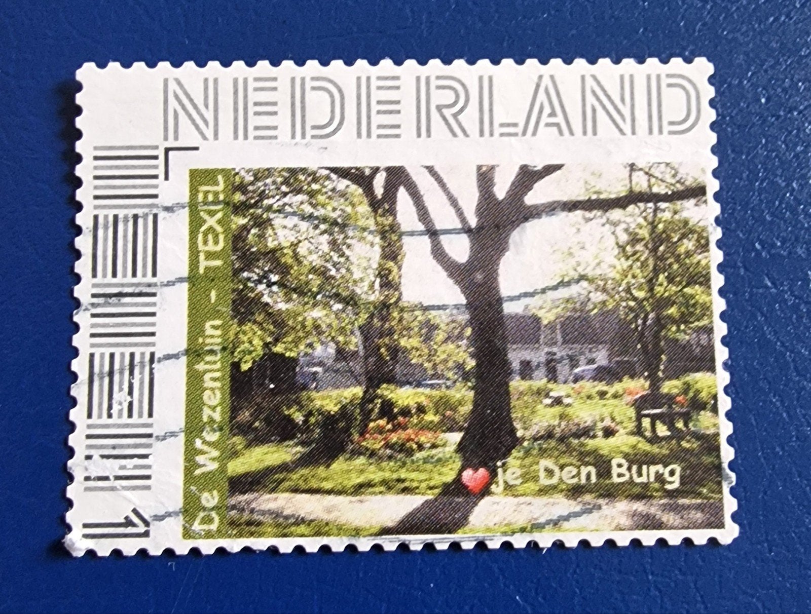 kv1368 persoonlijke postzegel 'De Wezentuin - Texel', Postzegels en Munten, Ophalen of Verzenden, Na 1940, Gestempeld