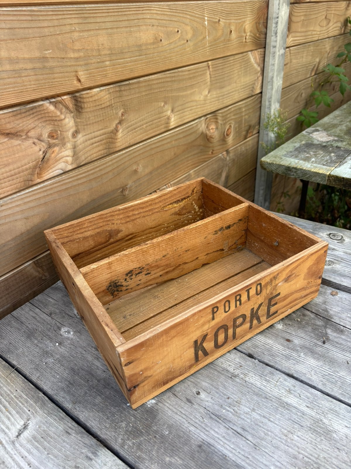 houten Kopke Porto kis, Ophalen of Verzenden, Zo goed als nieuw, 50 tot 100 cm, Minder dan 50 cm