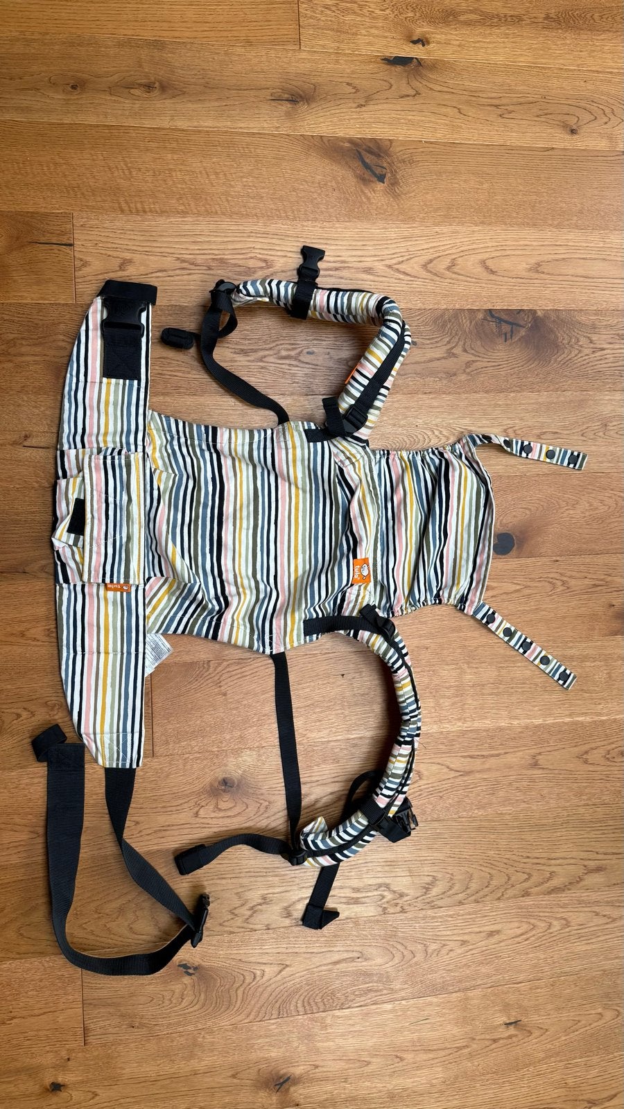Tula Free-to-Grow Draagzak - Shoreline, Kinderen en Baby's, Babydragers en Draagdoeken, Buik of Rug, Zo goed als nieuw, Draagzak