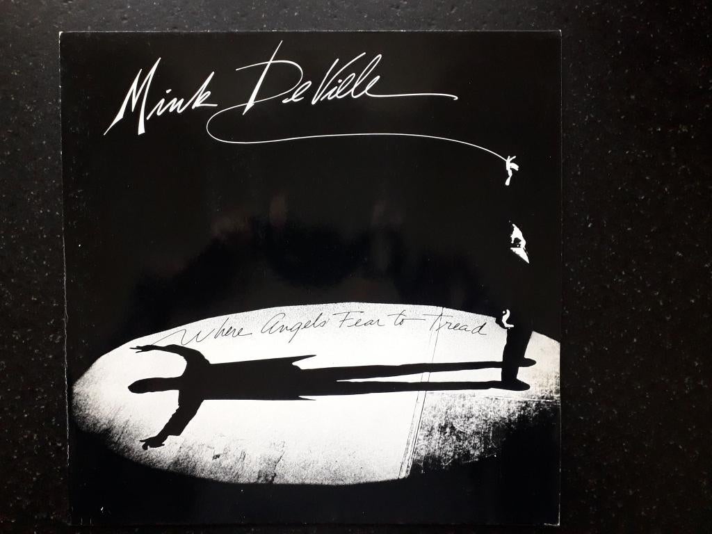 MINK DeVILLE - WHERE ANGELS FEAR TO TREAD -  LP, Cd's en Dvd's, Vinyl | Pop, Ophalen of Verzenden, 1980 - 1989, Zo goed als nieuw