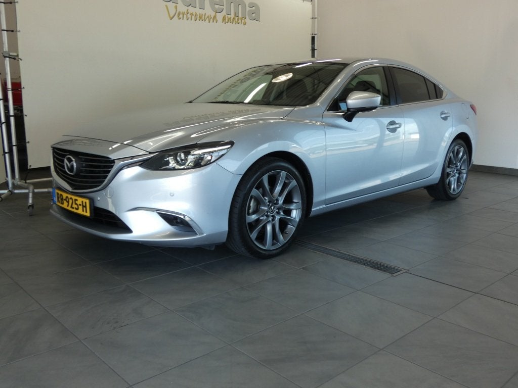 Mazda 6 Skyactive-G 165 Pk Skylease GT M6 sedan (bj 2017), Auto's, Automatische klimaatregeling, 4 cilinders, Handgeschakeld, 165 pk