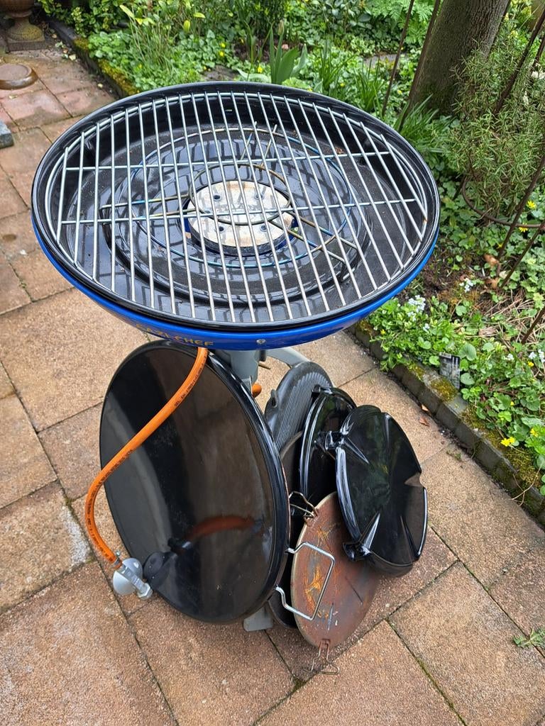 Cadac Carry Chef met extra grillplaat, rooster en hoezen, Tuin en Terras, Gasbarbecues, Ophalen, Gebruikt, Cadac